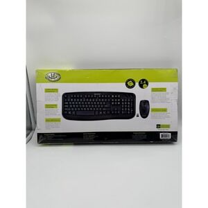 Gear Head KB5150W Wireless Keyboard &‎ Optical Mouse Combo 2.4GHz USB Receiver